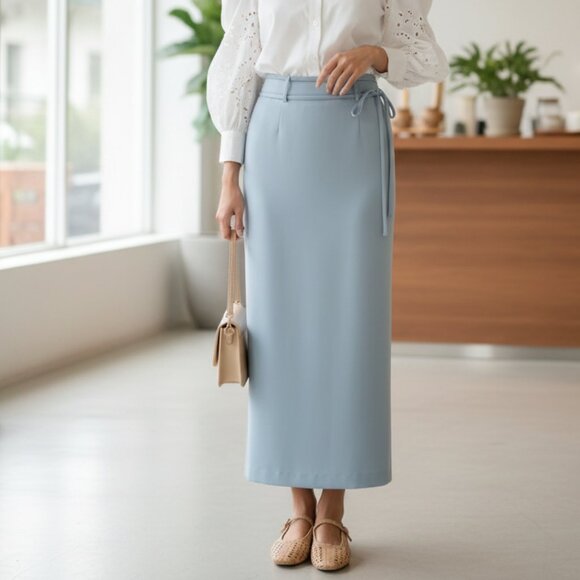 NWT Sovere Volition Maxi Skirt Dawn Blue - Picture 1 of 9